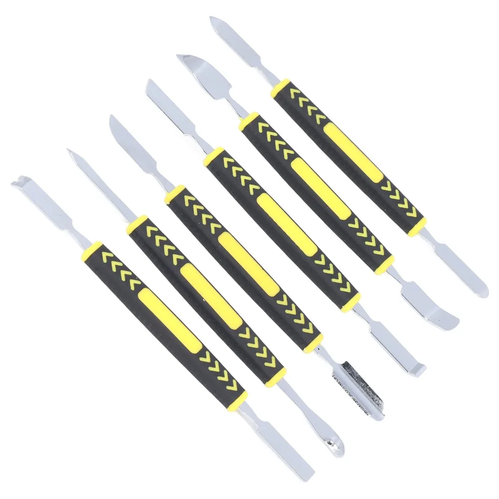6 PCS Stainless Steel Metal Spudger Pry Bar Double-Ended Non-Slip Handle Electronics Repair Tool Kit Small
6 PCS Stainless Steel Metal Spudger Pry Bar Double-Ended Non-Slip Handle Electronics Repair Tool Kit Small