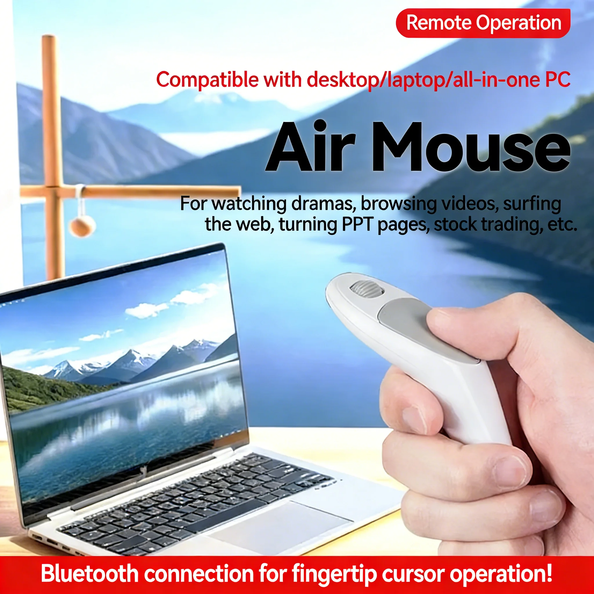 Беспроводная Bluetooth-мышь-тачпад с колесом прокрутки для TikTok, видео и дистанционного управления, перезаряжаемая, портативная, для телефона, ПК, планшета
Беспроводная Bluetooth-мышь-тачпад с колесом прокрутки для TikTok, видео и дистанционного управления, перезаряжаемая, портативная, для телефона, ПК, планшета