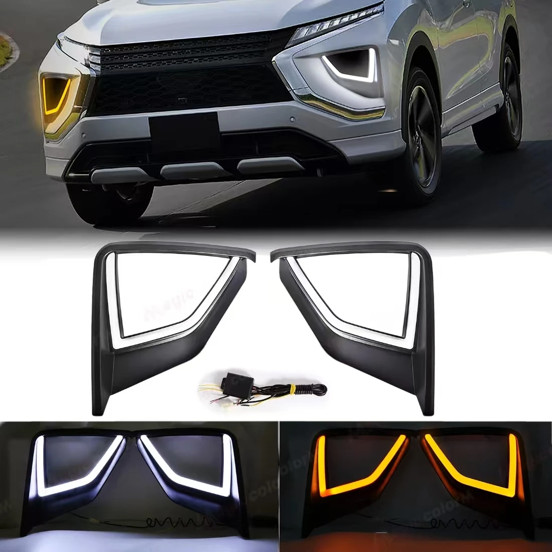 For Mitsubishi Xpander 2017 2018 2019 2020 DRL Daytime Running Lights Headlight Turn Signal Front Bumper Lamp led light 12V
For Mitsubishi Xpander 2017 2018 2019 2020 DRL Daytime Running Lights Headlight Turn Signal Front Bumper Lamp led light 12V