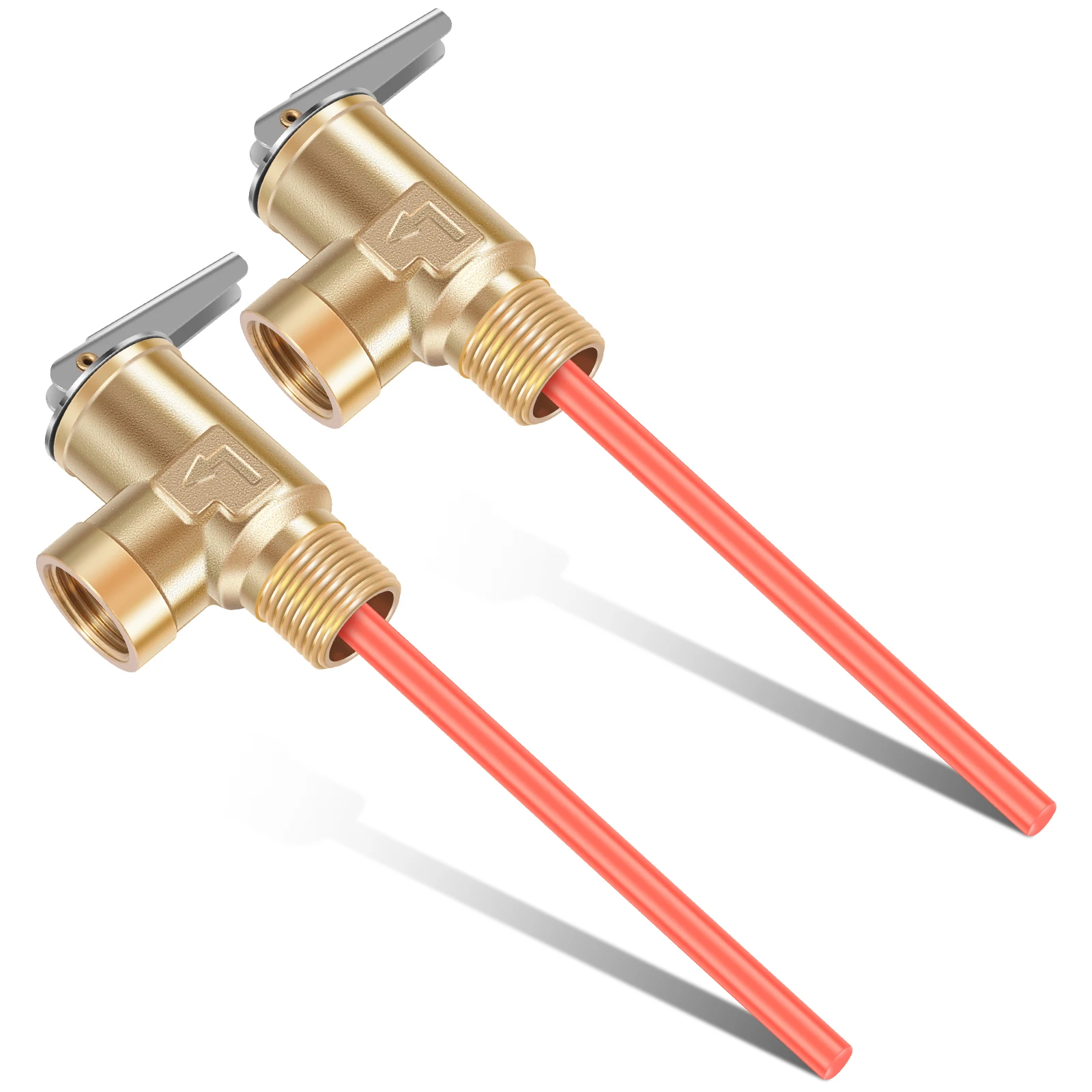 2Pcs 3/4" Pressure Relief Valve Water Heater Temperature and Pressure Relief Valve Electric Water Heater Pressure Reducing Valve
2Pcs 3/4" Pressure Relief Valve Water Heater Temperature and Pressure Relief Valve Electric Water Heater Pressure Reducing Valve