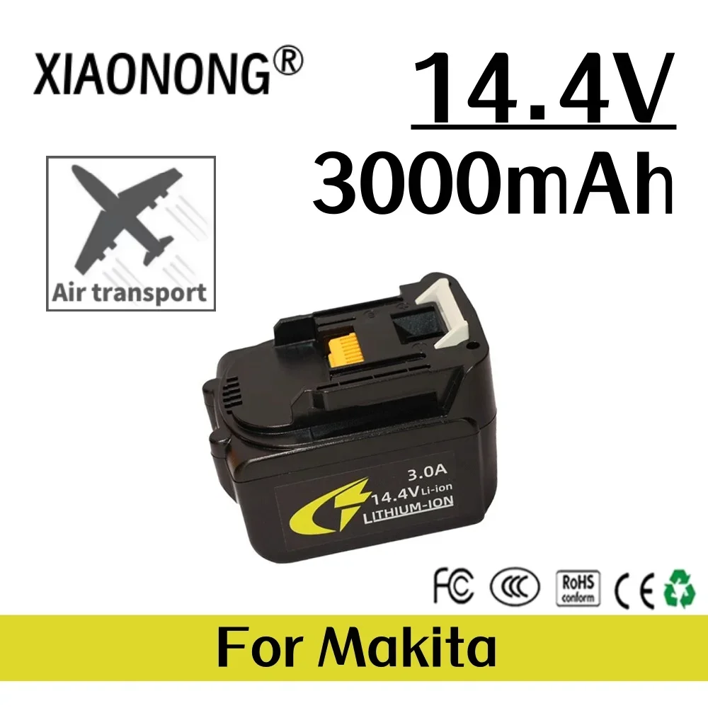 14.4V 3.0Ah 3000mAh Lithium-Ion BL1430 Rechargeable Battery for Makita Cordless Tools BL1440 DA340DRF BDF343 Free post
14.4V 3.0Ah 3000mAh Lithium-Ion BL1430 Rechargeable Battery for Makita Cordless Tools BL1440 DA340DRF BDF343 Free post