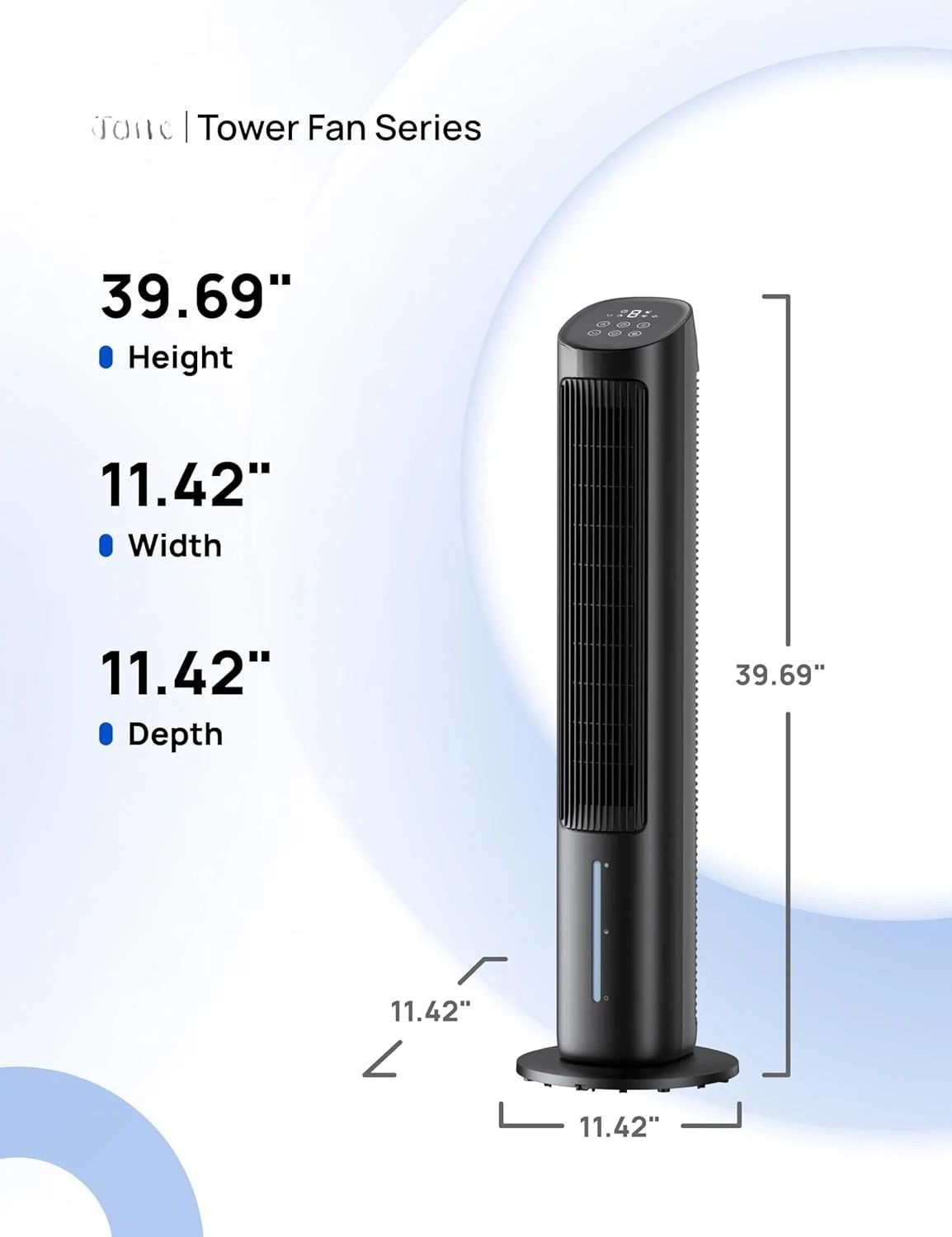 Tower Fan for Bedroom, 40" Evaporative Air Cooler, Cooling Fans That Blow Cold Air with 80° Oscillating, Removable Water Tank
Tower Fan for Bedroom, 40" Evaporative Air Cooler, Cooling Fans That Blow Cold Air with 80° Oscillating, Removable Water Tank