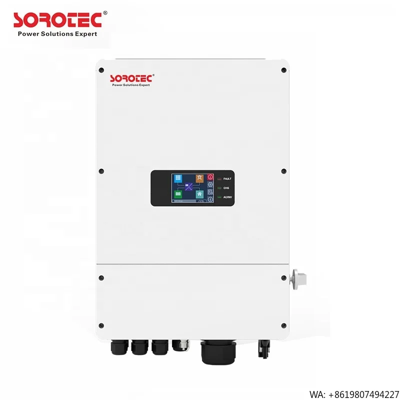 HES 8kw Hybrid on and off Grid Solar Inverter/ IP65 Model/ Warranty for 5 Years/ 2 MPPT
HES 8kw Hybrid on and off Grid Solar Inverter/ IP65 Model/ Warranty for 5 Years/ 2 MPPT