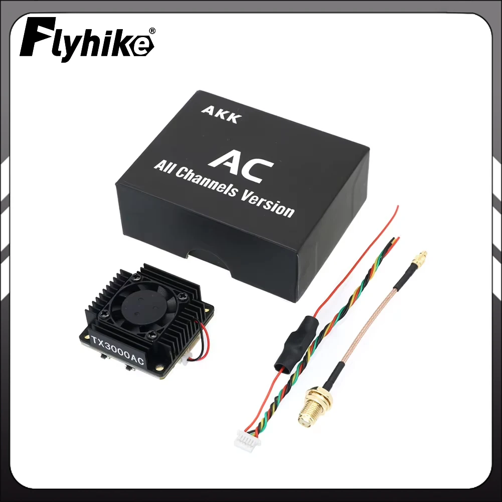 AKK 5.8G TX3000AC 3W 80CH / TX5000AC 5W 96CH / TX8000AC 8W 96CH VTX FPV Racing Video Transmitter For FPV Racing Drone
AKK 5.8G TX3000AC 3W 80CH / TX5000AC 5W 96CH / TX8000AC 8W 96CH VTX FPV Racing Video Transmitter For FPV Racing Drone