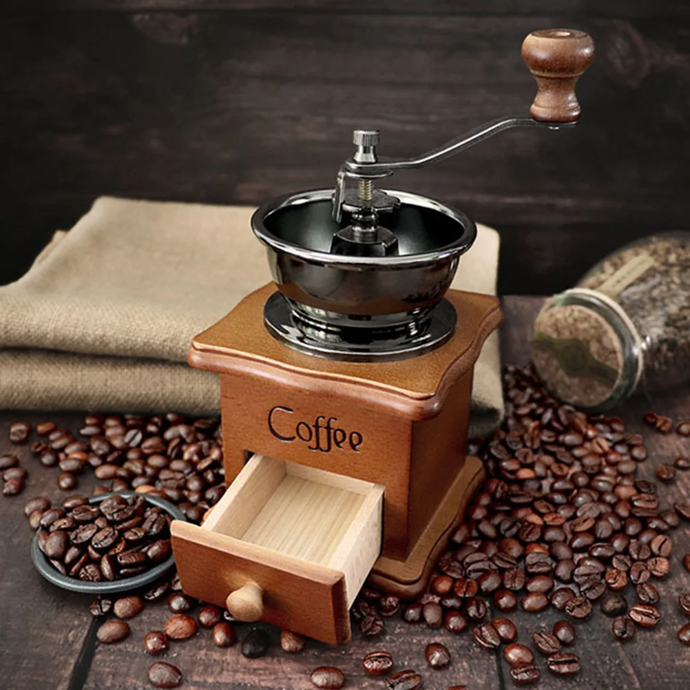 Coffee Bean Grinder Manual H Operated Vintage Ceramic Core Compact Design Easy Cleaning Travel Size Kitchen Use
Coffee Bean Grinder Manual H Operated Vintage Ceramic Core Compact Design Easy Cleaning Travel Size Kitchen Use
