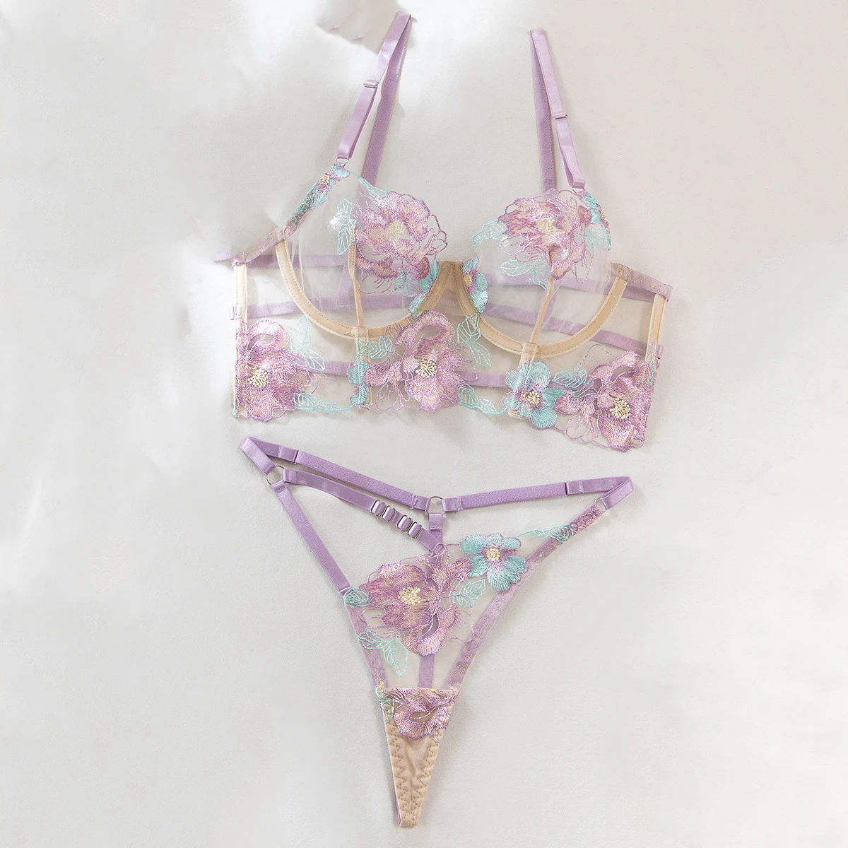 Flower Lace Embroidery Sexy Erotic Set Women Thin See Through Hollow Out Lingerie Micro Bikini Underwear Sexy Costumes
Flower Lace Embroidery Sexy Erotic Set Women Thin See Through Hollow Out Lingerie Micro Bikini Underwear Sexy Costumes