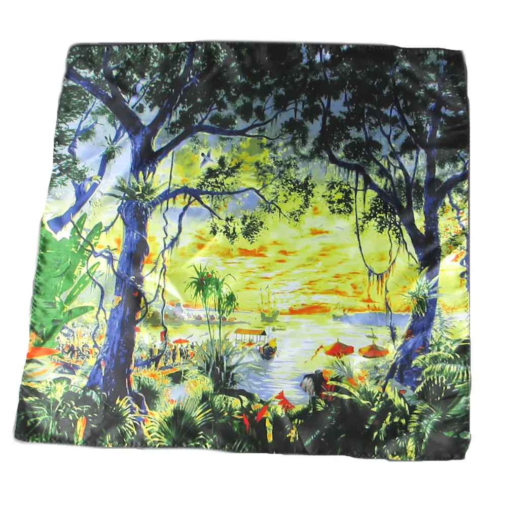 100% Silk Scarf 53cm X 53cm Women's Double Sided Square Scarf Perfect Summer Souvenir for Mom and Women
100% Silk Scarf 53cm X 53cm Women's Double Sided Square Scarf Perfect Summer Souvenir for Mom and Women