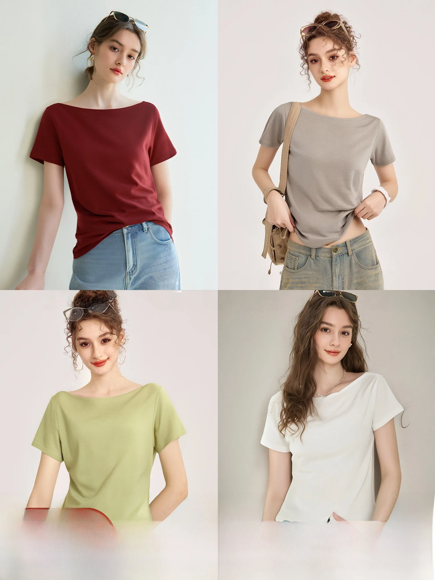 Дышащая гладкая шелковая футболка для женщин, летняя, с коротким рукавом, модная, простая, с круглым вырезом, из смесовой хлопковой ткани
Дышащая гладкая шелковая футболка для женщин, летняя, с коротким рукавом, модная, простая, с круглым вырезом, из смесовой хлопковой ткани