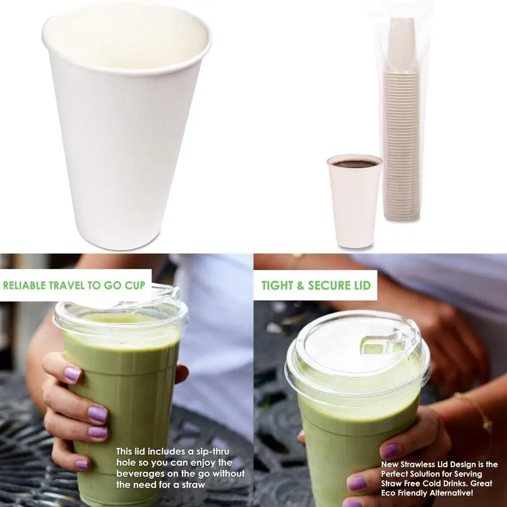 Горячие стаканчики из белой бумаги на 16 унций, 1000 шт. в коробке
Горячие стаканчики из белой бумаги на 16 унций, 1000 шт. в коробке