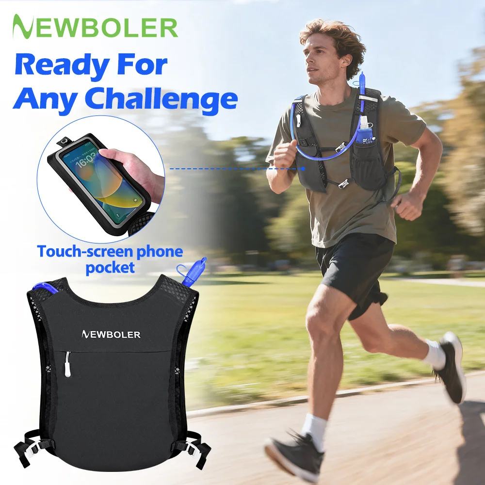 Running Vest For Women Men Lightweight Breathable Hydration Adjustable Reflective Run Vest with Pockets For Trail Running Hiking
Running Vest For Women Men Lightweight Breathable Hydration Adjustable Reflective Run Vest with Pockets For Trail Running Hiking