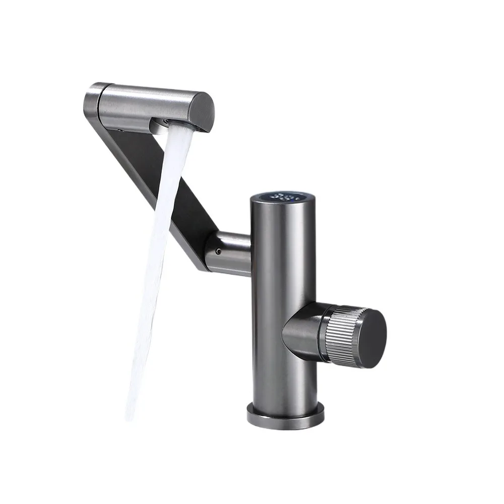 Hot and cold water basin faucet Mechanical arm Universal rotating basin Double faucet
Hot and cold water basin faucet Mechanical arm Universal rotating basin Double faucet