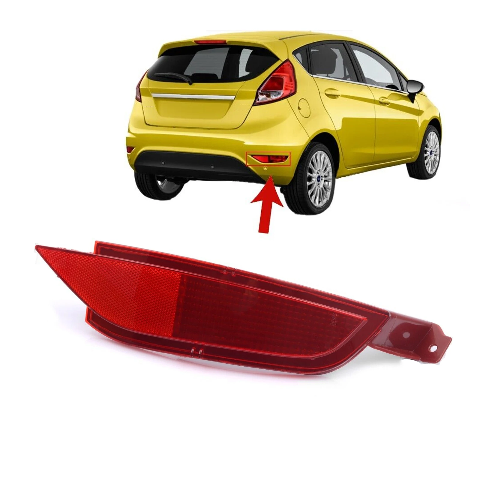 1552730 Rear Bumper Reflector Fog Lamp Tail Brake Light Right For Ford Fiesta WT MK7 2009-2014 C-Max 2010-2015 11419001 25650786
1552730 Rear Bumper Reflector Fog Lamp Tail Brake Light Right For Ford Fiesta WT MK7 2009-2014 C-Max 2010-2015 11419001 25650786