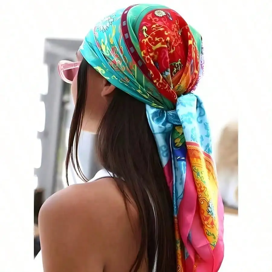 1pc 90 * 90cm outdoor sunscreen shawl, fashionable women's lightweight scarf, windproof scarf, sailboat flag anchor pattern, colored patch, blue, pink, red, coffee, beige, white square scarf, headscarf, professional women's dress bandage,
1pc 90 * 90cm outdoor sunscreen shawl, fashionable women's lightweight scarf, windproof scarf, sailboat flag anchor pattern, colored patch, blue, pink, red, coffee, beige, white square scarf, headscarf, professional women's dress bandage,