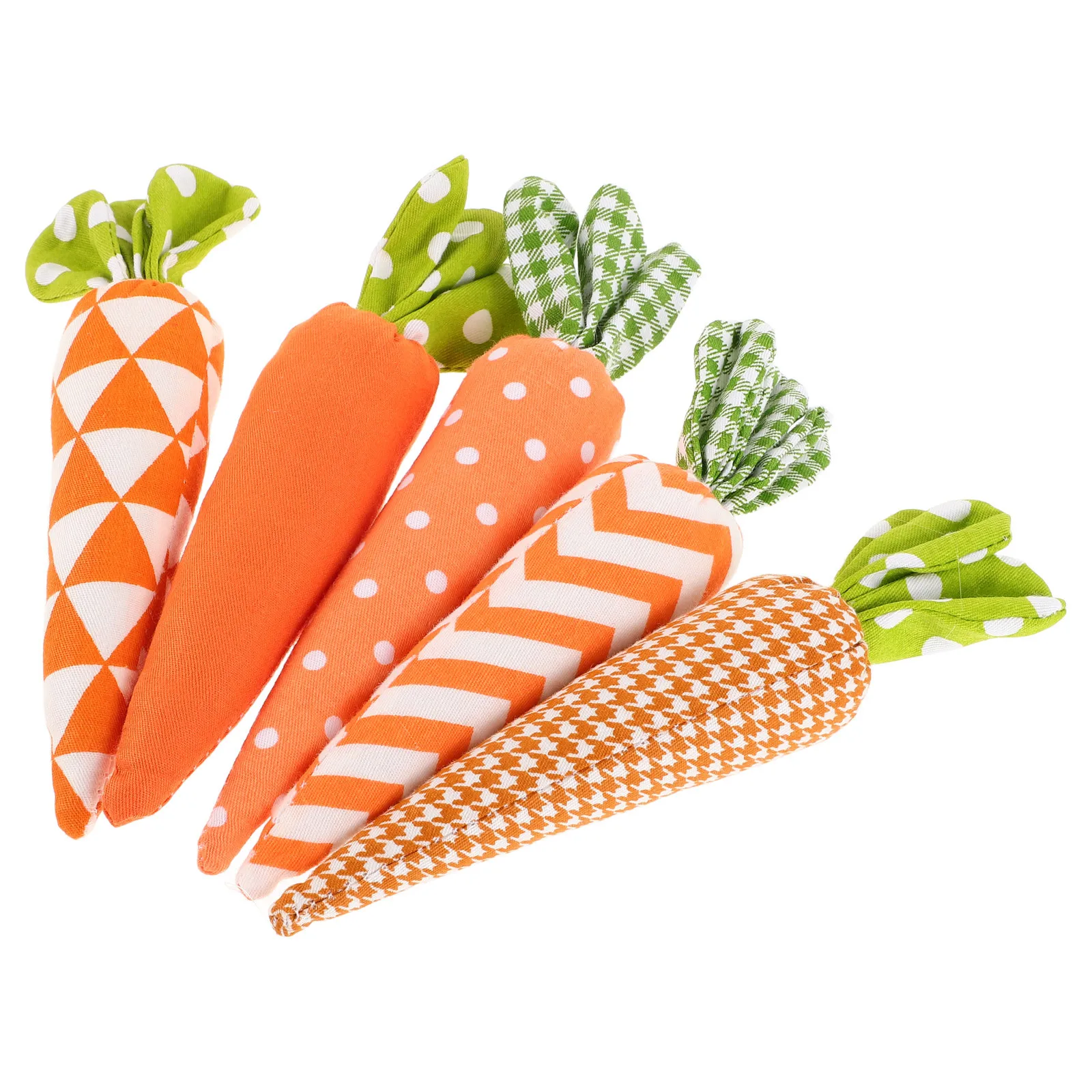 Felt Plaid Easter Carrots 5pcs Fabric Stuffed Bunny Decor Simulation Vegetable Props for Holiday Party Home Tree Ornament
Felt Plaid Easter Carrots 5pcs Fabric Stuffed Bunny Decor Simulation Vegetable Props for Holiday Party Home Tree Ornament