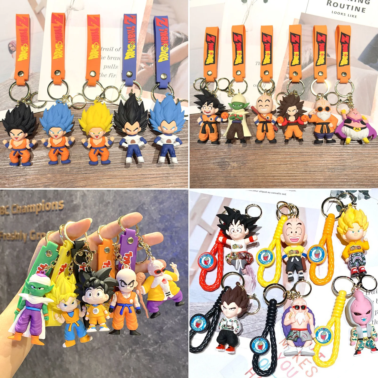 New cartoon Dragon Ball keychain figurine student bag pendant car keychain street gift
New cartoon Dragon Ball keychain figurine student bag pendant car keychain street gift