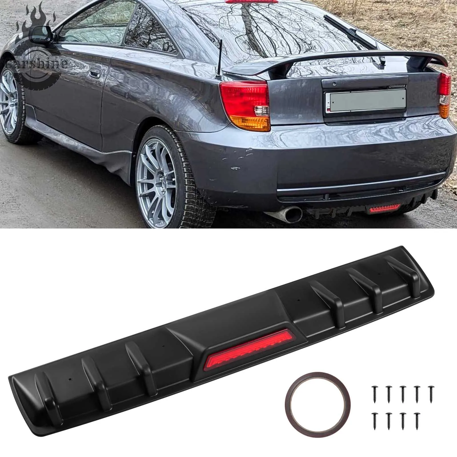 Matte Black Rear Bumper Diffuser Fins Spoiler Lip Splitter For Toyota Celica
Matte Black Rear Bumper Diffuser Fins Spoiler Lip Splitter For Toyota Celica