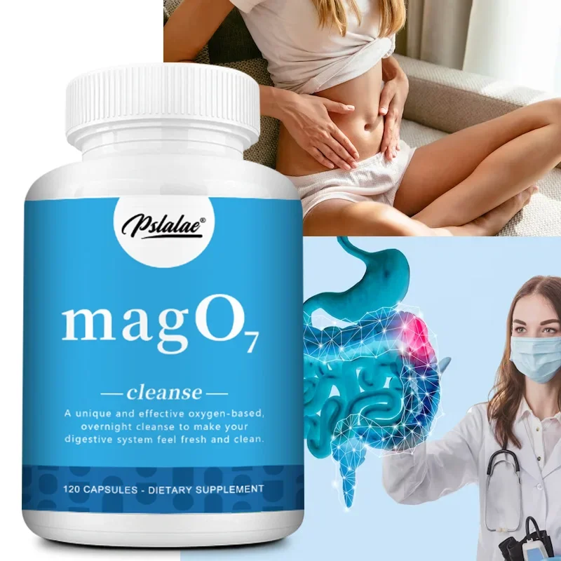 Mag O7 Cleanse Capsules - Reduces Gas And Bloating, Promotes Gut and Digestion Health, Natural Colon Cleansing
Mag O7 Cleanse Capsules - Reduces Gas And Bloating, Promotes Gut and Digestion Health, Natural Colon Cleansing
