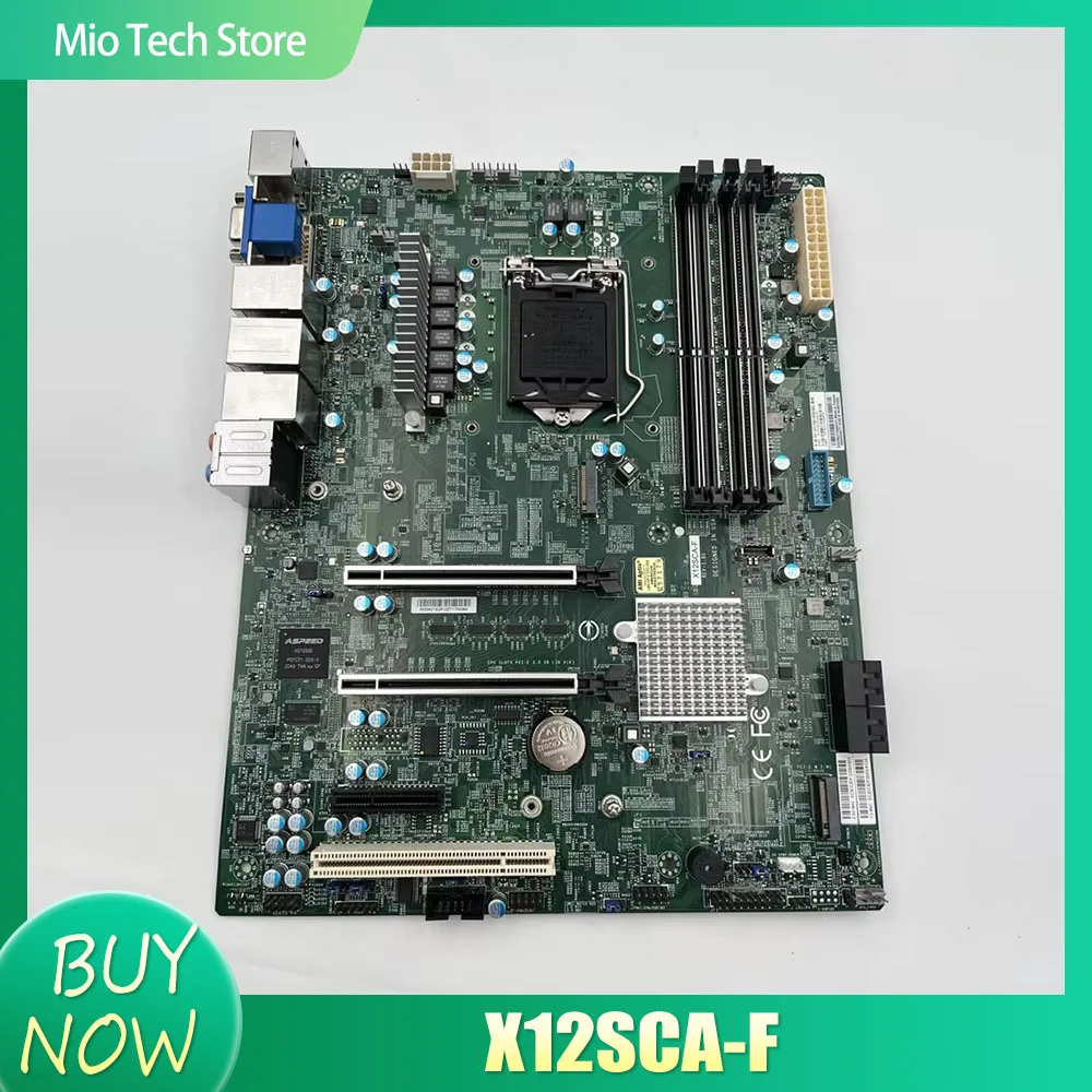 Серверная материнская плата для одноканального чипа Supermicro W480, IPMI десятого поколения i9 i3 i5 i7 X12SCA-F
Серверная материнская плата для одноканального чипа Supermicro W480, IPMI десятого поколения i9 i3 i5 i7 X12SCA-F