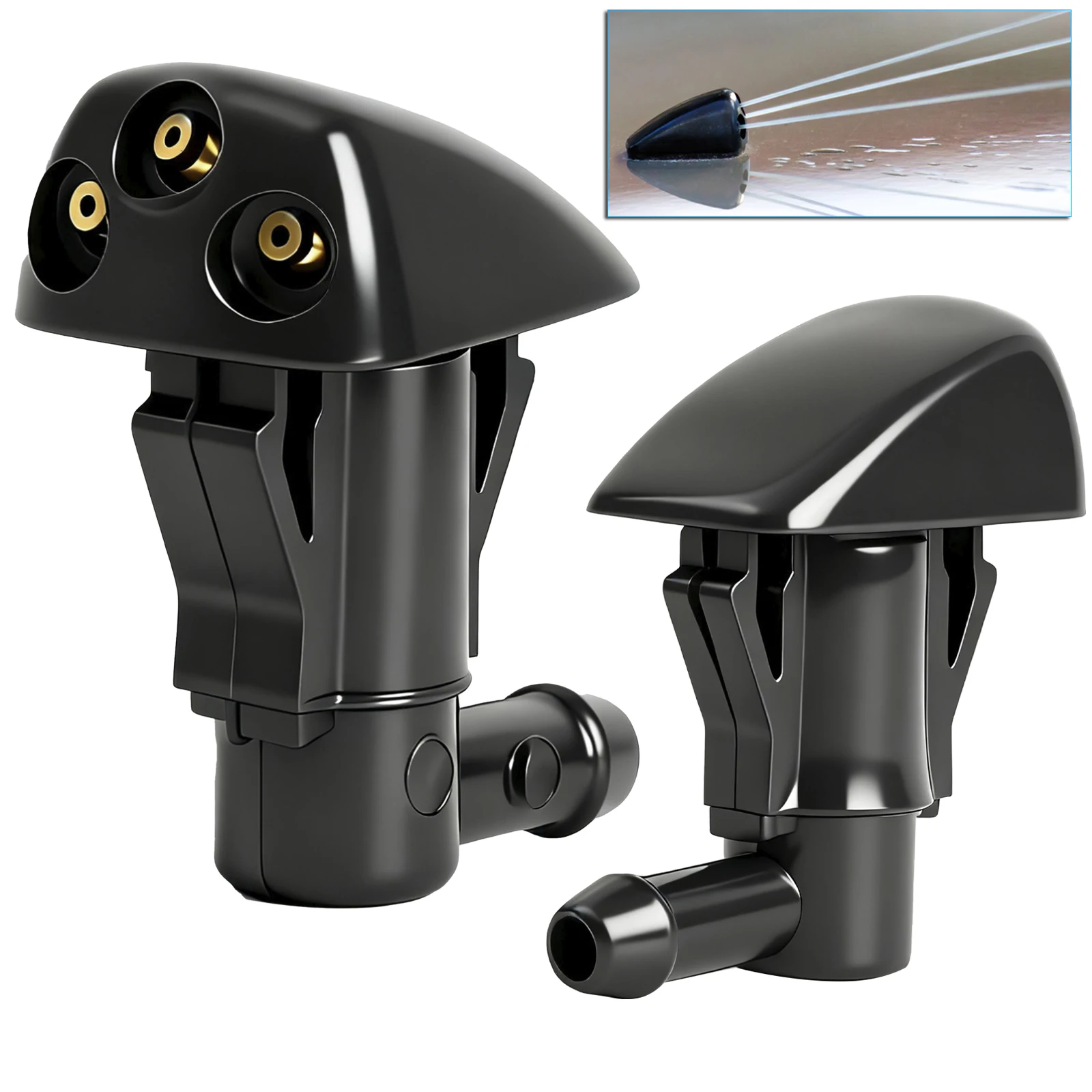 Erick's Wiper 2Pcs/lot Front Windshield Wiper Washer Jet Nozzle For Hyundai Tucson MK1 2005 - 2010 3 Holes Hood Sprayer Nozzles
Erick's Wiper 2Pcs/lot Front Windshield Wiper Washer Jet Nozzle For Hyundai Tucson MK1 2005 - 2010 3 Holes Hood Sprayer Nozzles