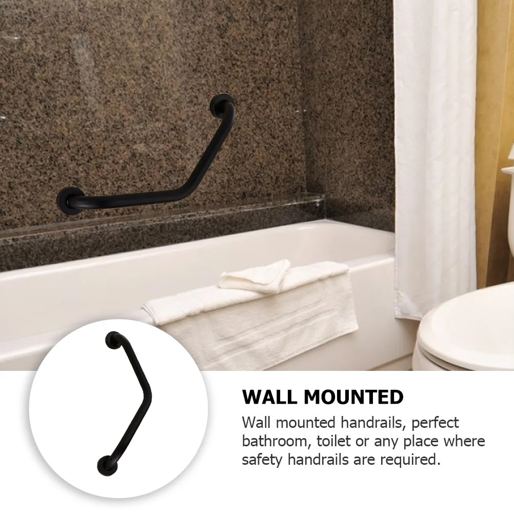 Bathroom Grab 43Cm Stainless Steel Safety Handrail Non-Slip Wall Mounted Bathtub Handgrip For Elderly L-Shaped Design
Bathroom Grab 43Cm Stainless Steel Safety Handrail Non-Slip Wall Mounted Bathtub Handgrip For Elderly L-Shaped Design