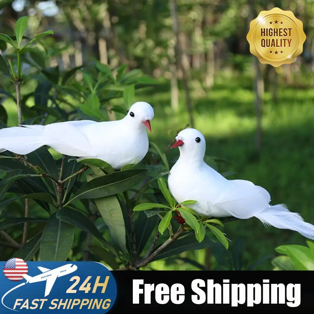 2pcs Store Decor Peace Pigeons Ornament Artificial Green Plants Decorative Doves Teaching Photo Props Home Table Decoration
2pcs Store Decor Peace Pigeons Ornament Artificial Green Plants Decorative Doves Teaching Photo Props Home Table Decoration