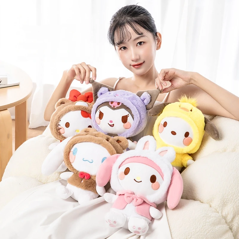Kawaii Sanriod Anime Hobby My Melody Kuromi Cinnamoroll Drag Collection Plush Doll Children's Doll Pillow Holiday Gift
Kawaii Sanriod Anime Hobby My Melody Kuromi Cinnamoroll Drag Collection Plush Doll Children's Doll Pillow Holiday Gift