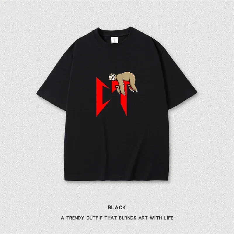 CT Sloth Cartoon Pattern Print Men Women Summer Simple Design O-Neck Oversized Short Sleeve T Shirt Tops
CT Sloth Cartoon Pattern Print Men Women Summer Simple Design O-Neck Oversized Short Sleeve T Shirt Tops