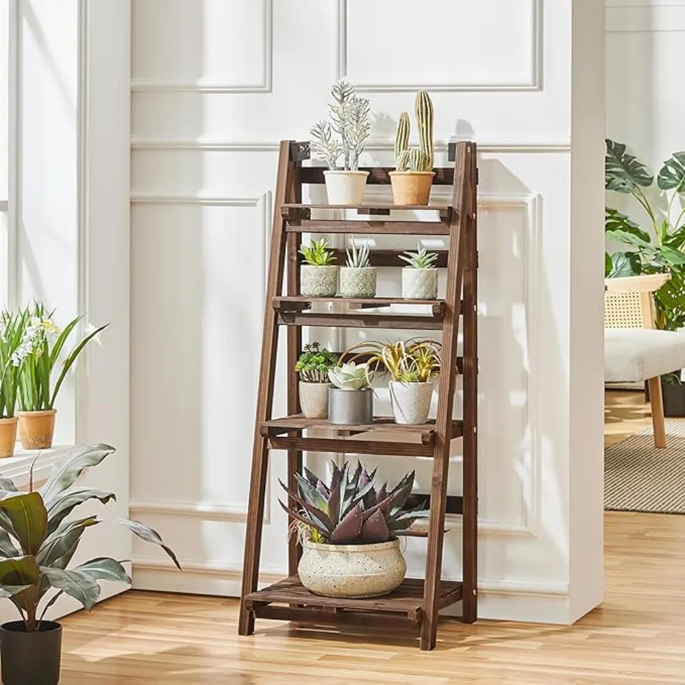 Foldable Ladder Shelf Wooden Plant Stand Indoor Outdoor Shelves No Assembly Flower Display Multi-Functional Shelves Outdoor Storage Shelf for Living Room/Garden/Office/Kitchen Brown
Foldable Ladder Shelf Wooden Plant Stand Indoor Outdoor Shelves No Assembly Flower Display Multi-Functional Shelves Outdoor Storage Shelf for Living Room/Garden/Office/Kitchen Brown