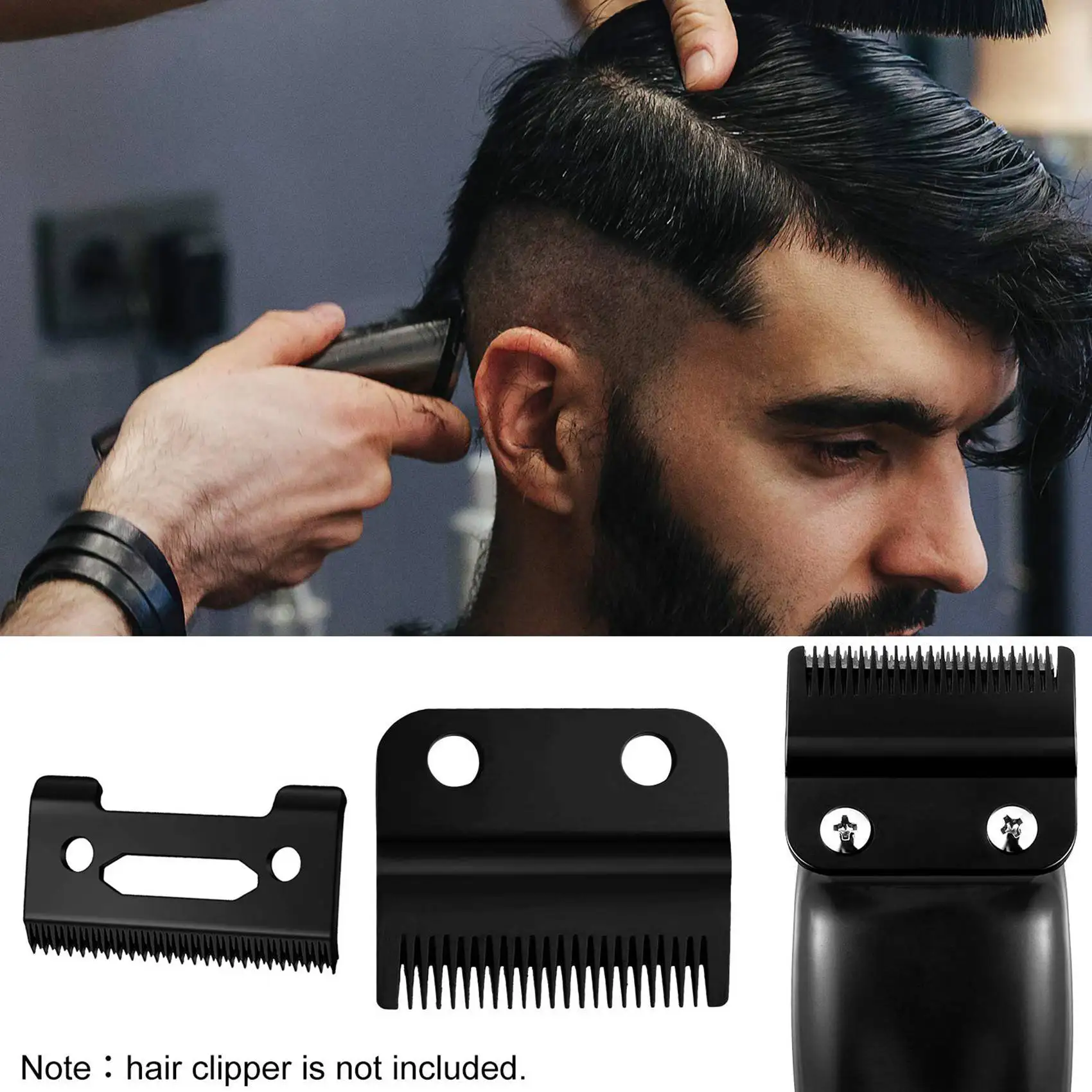 【Popular】2 Sets Hair Clipper Replacement Blade Adjustable Hair Clipper Blades Compatible With Wahl 8148, 1919,8591, 8504, 2241
【Popular】2 Sets Hair Clipper Replacement Blade Adjustable Hair Clipper Blades Compatible With Wahl 8148, 1919,8591, 8504, 2241