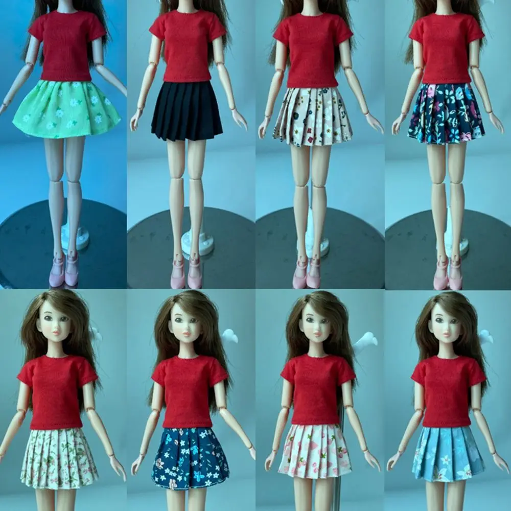 Printed Dolls Summer Outfit DIY Accessories Dress Up Sexy Cute Clothes Girl Toys T-shirt Pleated Skirt for 1/6 BJD 30cm Dolls
Printed Dolls Summer Outfit DIY Accessories Dress Up Sexy Cute Clothes Girl Toys T-shirt Pleated Skirt for 1/6 BJD 30cm Dolls