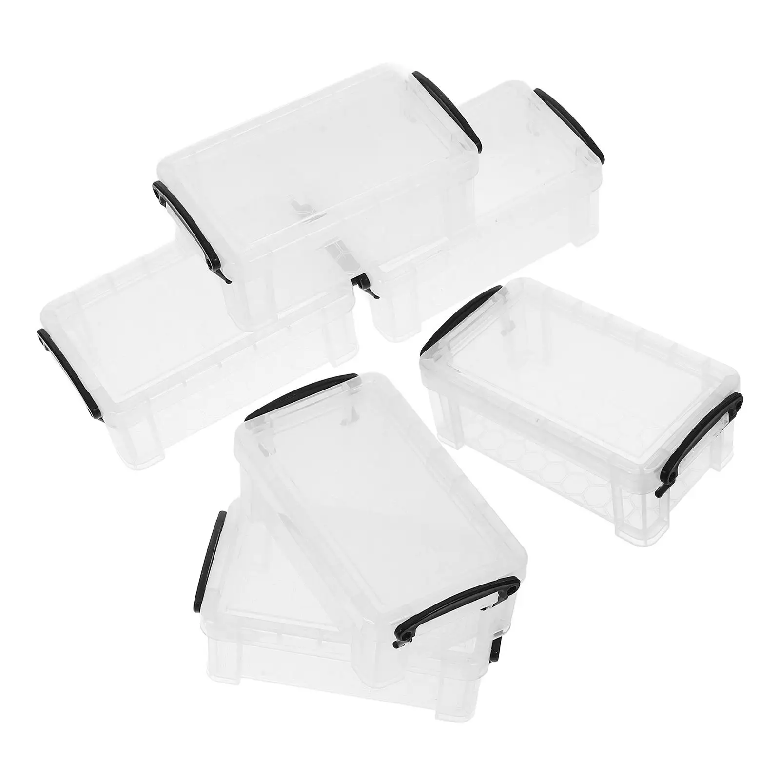 6 Pcs Clear Plastic Pencil Case Storage Box Transparent Mini Containers Stationery Organizer Desk Large Capacity Pen
6 Pcs Clear Plastic Pencil Case Storage Box Transparent Mini Containers Stationery Organizer Desk Large Capacity Pen