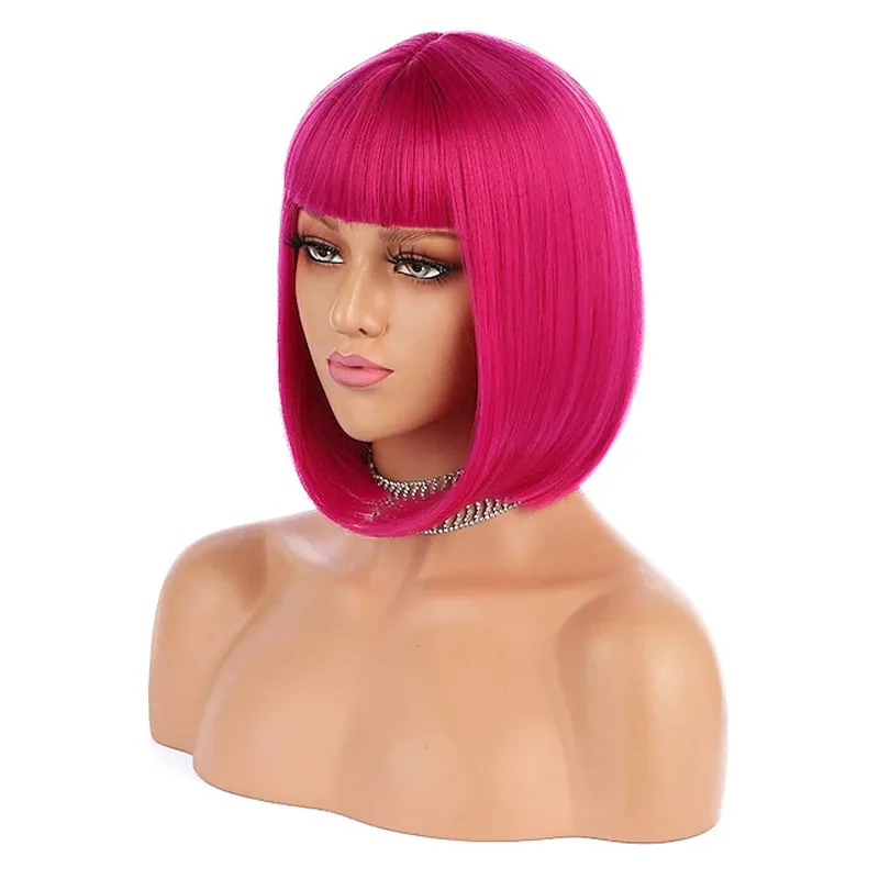 Hot Selling Full Wig Medium Length Bob Synthetic Hair Wig
Hot Selling Full Wig Medium Length Bob Synthetic Hair Wig