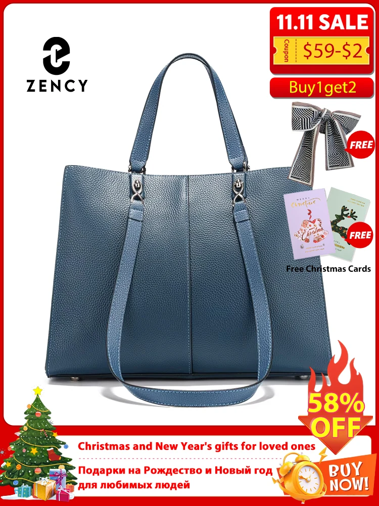 Zency Women Large Tote Bag Genuine Leather Shoulder Bag Ladies Leather Top Handle Bags Noble Blue Underarm Handbag 2025 New
Zency Women Large Tote Bag Genuine Leather Shoulder Bag Ladies Leather Top Handle Bags Noble Blue Underarm Handbag 2025 New