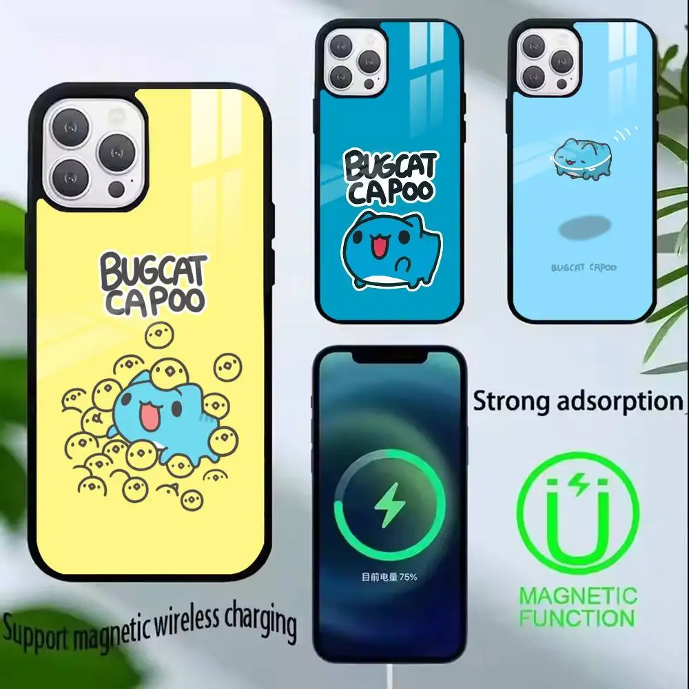 Cartoon Cute Bugcat Capoo Phone Case For iPhone17,16,15,14,13,12,11 Plus,Pro Supports Magnetic Wireless Charging
Cartoon Cute Bugcat Capoo Phone Case For iPhone17,16,15,14,13,12,11 Plus,Pro Supports Magnetic Wireless Charging