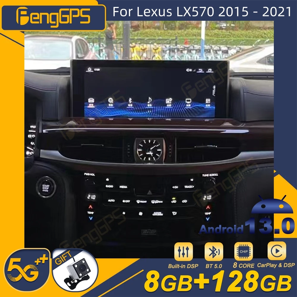 Автомагнитола для Lexus LX570 2015-2021, Android, 2Din, стереоприемник, Авторадио, мультимедийный плеер, GPS-навигация, экран головного устройства
Автомагнитола для Lexus LX570 2015-2021, Android, 2Din, стереоприемник, Авторадио, мультимедийный плеер, GPS-навигация, экран головного устройства