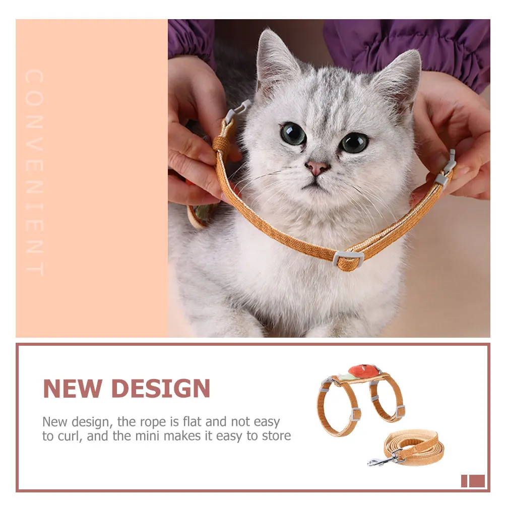 Cartoon Carrot Cat Leash Small Harness Escape Proof Kitten Supplies Durable Non Slip Practical Smooth Use Free Space
Cartoon Carrot Cat Leash Small Harness Escape Proof Kitten Supplies Durable Non Slip Practical Smooth Use Free Space
