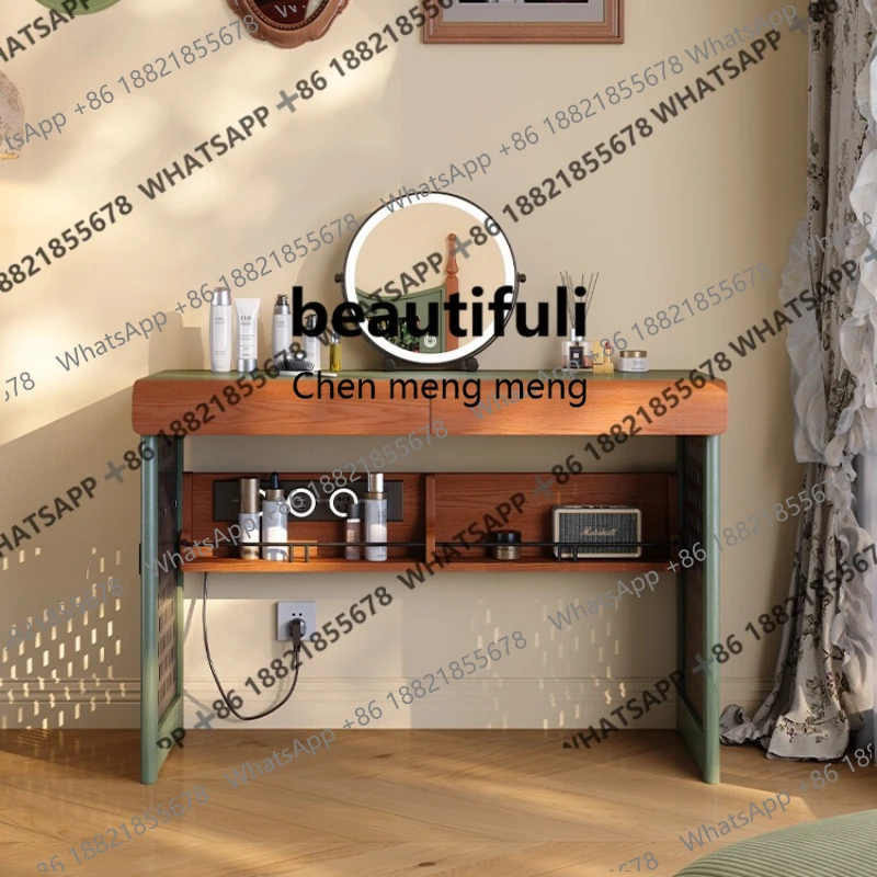 Комод из цельного дерева, встроенный туалетный столик из ясеня во французском стиле ретро
Комод из цельного дерева, встроенный туалетный столик из ясеня во французском стиле ретро