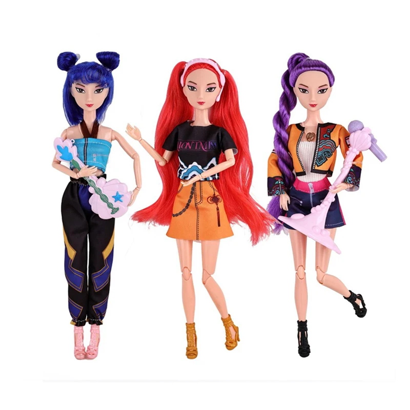 Новые куклы-игрушки Kpop Demon Hunters, милые куклы BJD 1/6, фигурки, 3D-глаза, световые эффекты, музыкальная тематическая серия, подарок для детей
Новые куклы-игрушки Kpop Demon Hunters, милые куклы BJD 1/6, фигурки, 3D-глаза, световые эффекты, музыкальная тематическая серия, подарок для детей