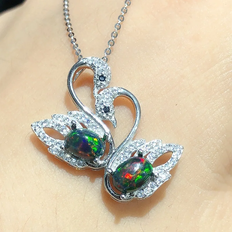 Natural Opal Necklace Pendant for Women Elegant Charming Christmas Jewelry Gift 925 sterling silver necklace for women
Natural Opal Necklace Pendant for Women Elegant Charming Christmas Jewelry Gift 925 sterling silver necklace for women