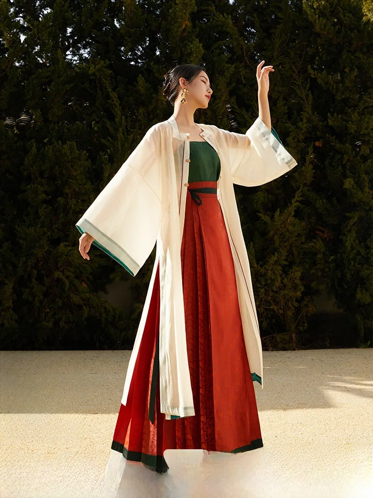 Original Hanfu by TingXun Square Collar f Sve Long irt Commute Daily Color Blo Belted Ma Face Skirt Women's Clothing
Original Hanfu by TingXun Square Collar f Sve Long irt Commute Daily Color Blo Belted Ma Face Skirt Women's Clothing