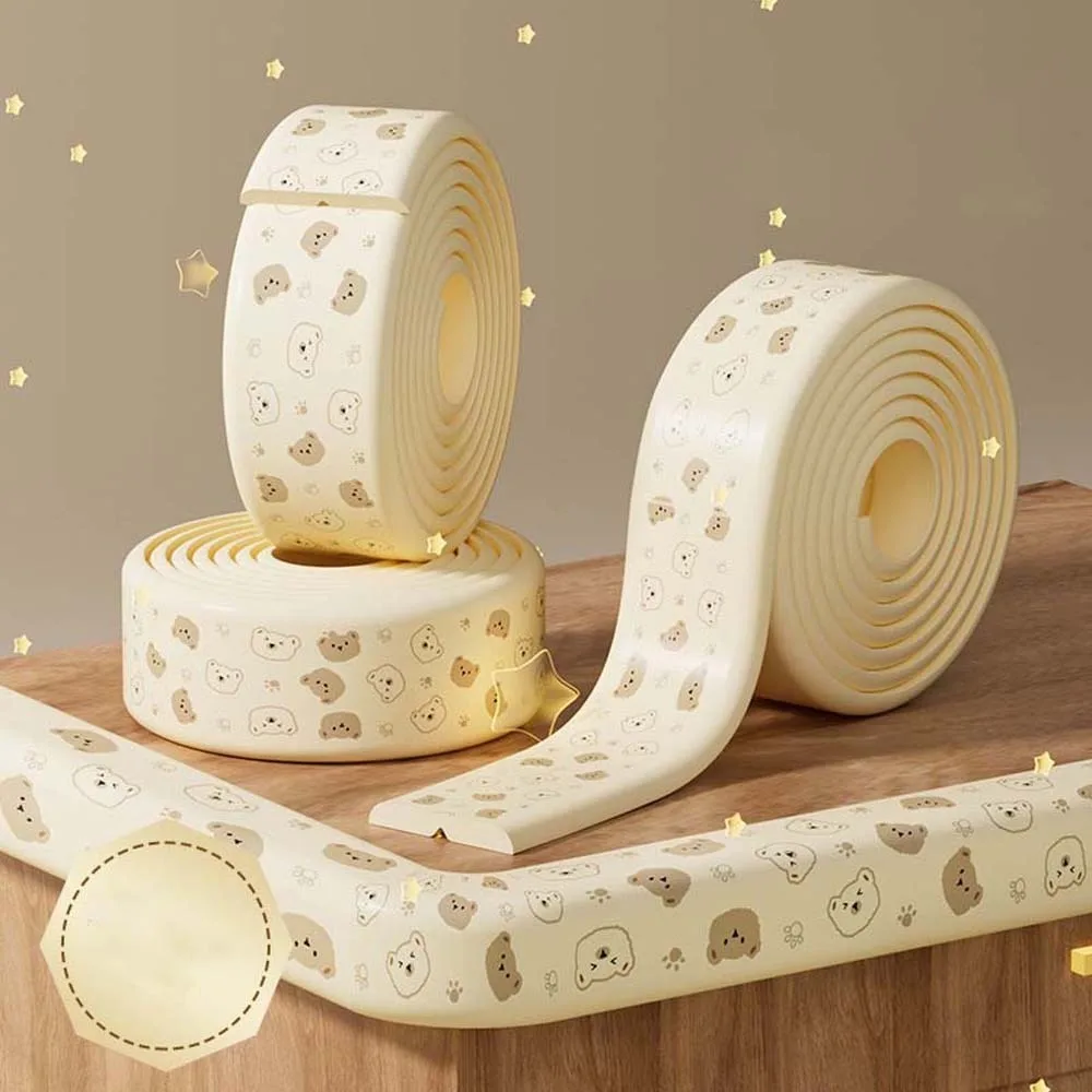Double-sided Tape Baby Anti-collision Strip Traceless Soft NBR Edge Corner Grey Cartoon Table Corner Protective Cover Furniture
Double-sided Tape Baby Anti-collision Strip Traceless Soft NBR Edge Corner Grey Cartoon Table Corner Protective Cover Furniture