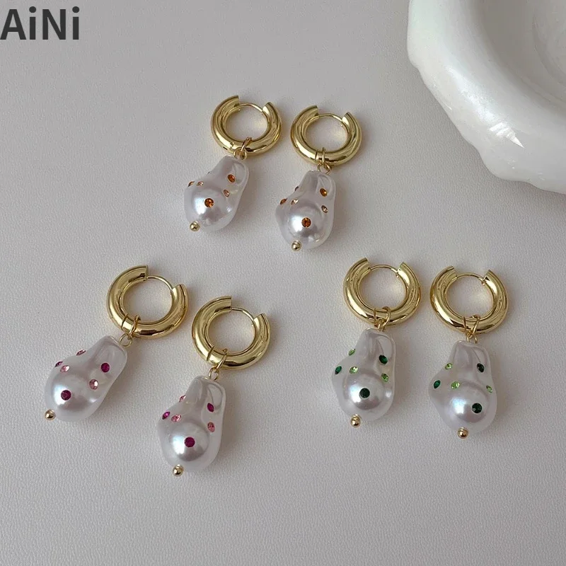 Trendy Jewelry Sweet Design Irregular Simulated Pearl Dangle Earring For Women Wedding Gifts Hot Sale Style Ear Accessories
Trendy Jewelry Sweet Design Irregular Simulated Pearl Dangle Earring For Women Wedding Gifts Hot Sale Style Ear Accessories