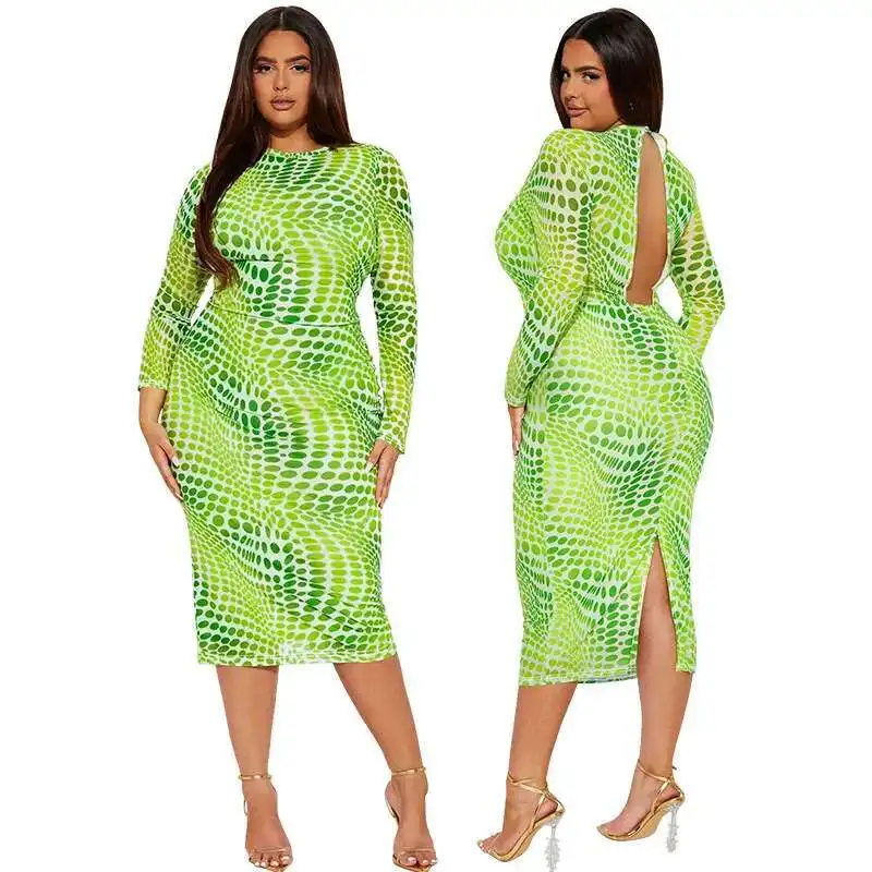 Plus 218365 Size Women's Clothing Fits Well, Long Sleeved, Split Mid Cut, Half High Collar Party Summer Elegantes Casual Y2k
Plus 218365 Size Women's Clothing Fits Well, Long Sleeved, Split Mid Cut, Half High Collar Party Summer Elegantes Casual Y2k