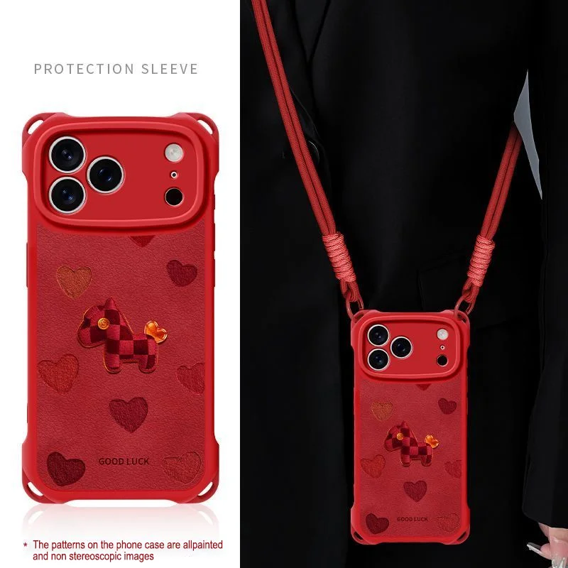 For iPhone 17 Pro Max Case Cute Horse Year Heart Pattern Cover for iPhone 16 15 14 13 12 11 Pro Max Phone Cases Crossbody
For iPhone 17 Pro Max Case Cute Horse Year Heart Pattern Cover for iPhone 16 15 14 13 12 11 Pro Max Phone Cases Crossbody