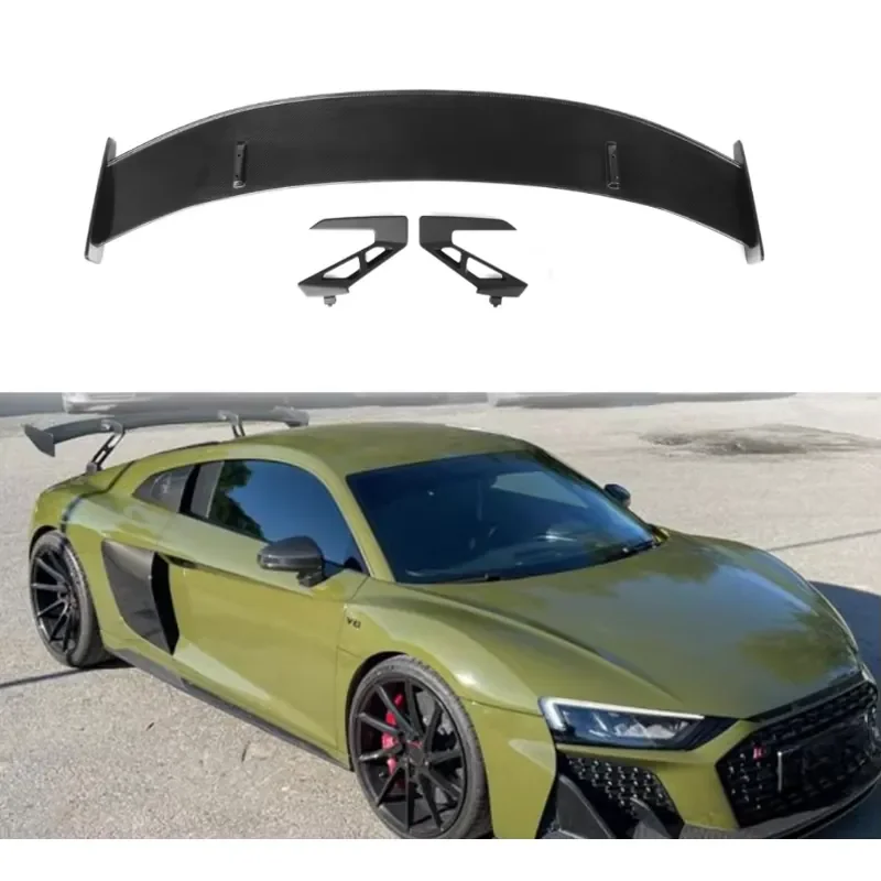 Dry Carbon Fiber P Style Rear Trunk Spoiler Tail Wing Body Kit For R8 2021-2024 Carbon Fiber Car Spoilers
Dry Carbon Fiber P Style Rear Trunk Spoiler Tail Wing Body Kit For R8 2021-2024 Carbon Fiber Car Spoilers