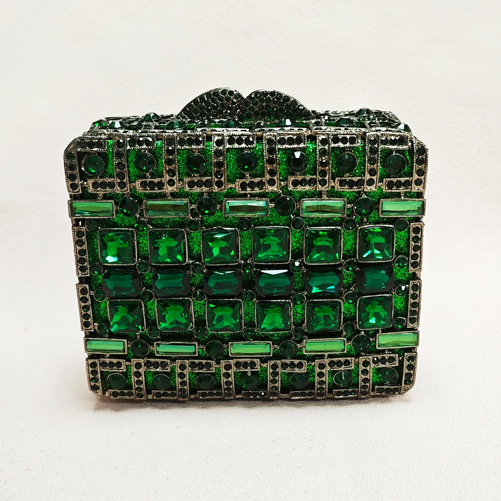 New Large Green Stone Women Crystal Evening Clutch Bags Luxury Rhinestone Wedding Party Diamond Bag Bridal Purses And Handbags
New Large Green Stone Women Crystal Evening Clutch Bags Luxury Rhinestone Wedding Party Diamond Bag Bridal Purses And Handbags