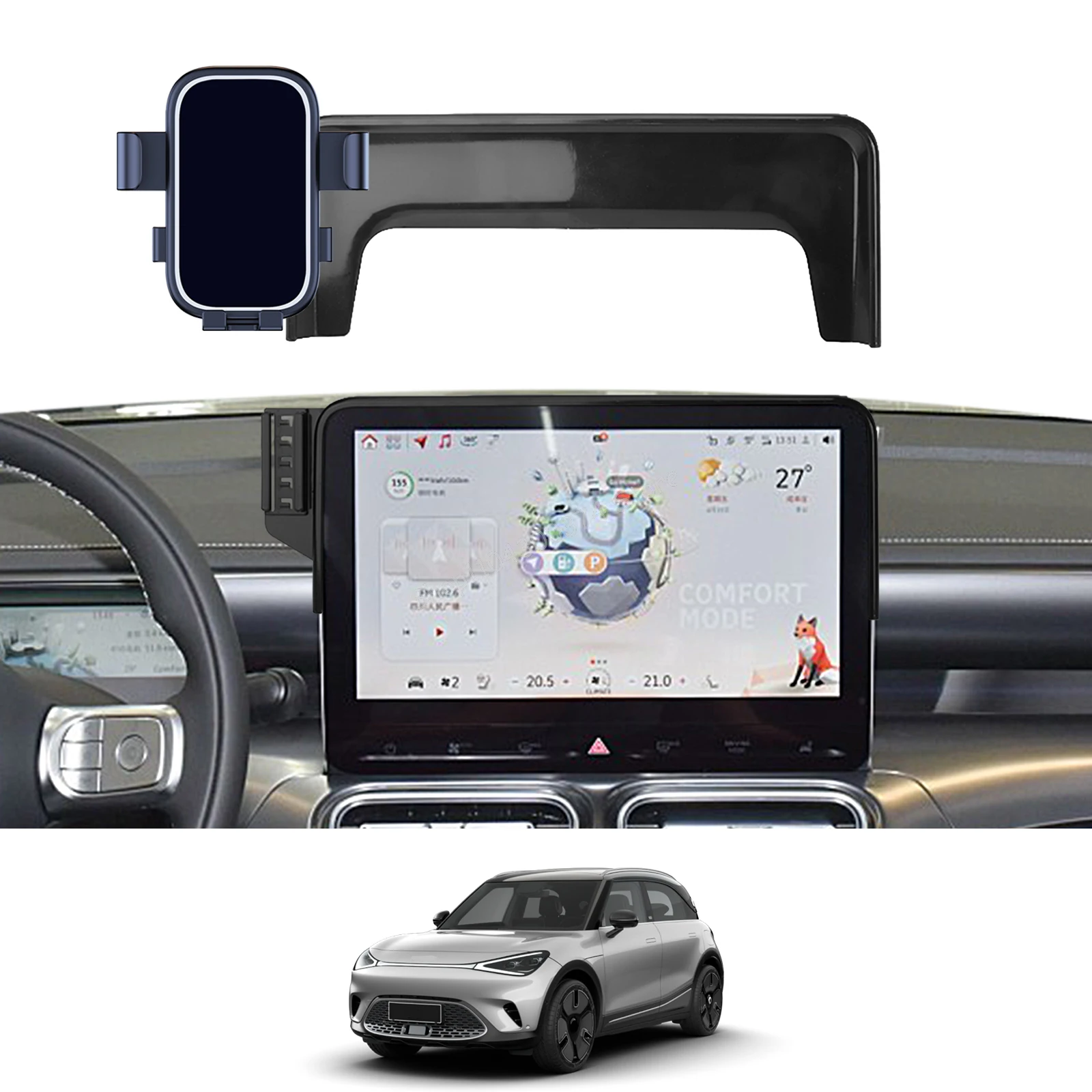 Car Mobile Phone Holder for Smart #1 Brabus Smart 1 GPS Bracket Navigation Stand Auto Accessories
Car Mobile Phone Holder for Smart #1 Brabus Smart 1 GPS Bracket Navigation Stand Auto Accessories