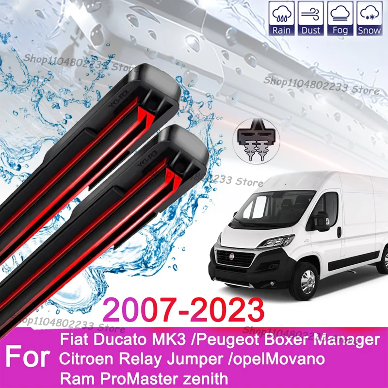 Car Windshield Wiper 2pcs For Fiat Ducato MK3 Peugeot Boxer ManagerCitroen Relay Jumper 26"+22" Wiper Blade 2007-2023
Car Windshield Wiper 2pcs For Fiat Ducato MK3 Peugeot Boxer ManagerCitroen Relay Jumper 26"+22" Wiper Blade 2007-2023