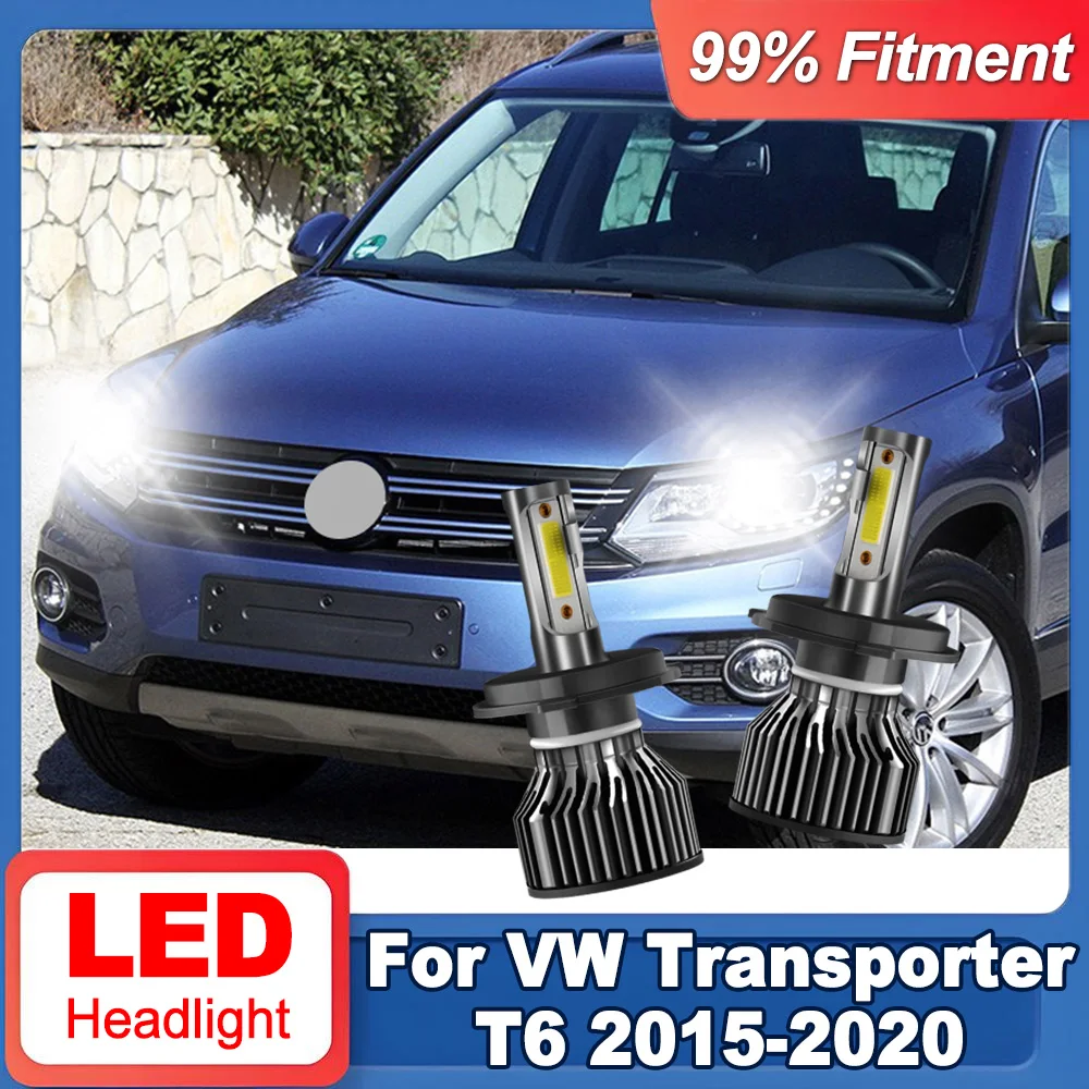 2 шт. H4 светодиодные фары дальнего ближнего света 6000K белые супер яркие 120 Вт 20000LM для VW Transporter T6 2015-2019 2020 автомобильные фары Canbus
2 шт. H4 светодиодные фары дальнего ближнего света 6000K белые супер яркие 120 Вт 20000LM для VW Transporter T6 2015-2019 2020 автомобильные фары Canbus