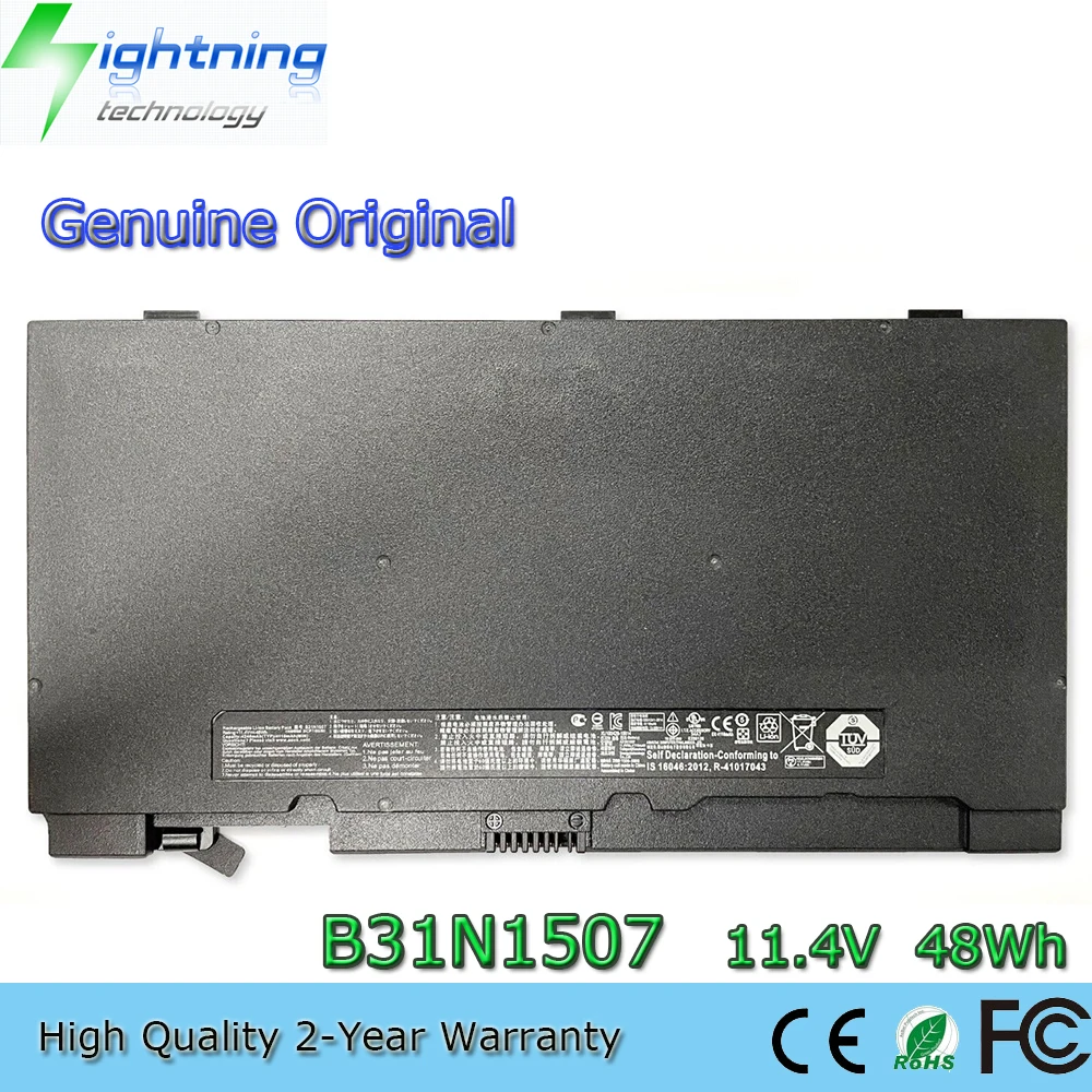 Новинка оригинальный B31N1507 11,4 в 48 Втч Аккумулятор для ноутбука Asus B8430UA P5430UF P5430UA PU403UA BU403UA 3ICP7/80/80
Новинка оригинальный B31N1507 11,4 в 48 Втч Аккумулятор для ноутбука Asus B8430UA P5430UF P5430UA PU403UA BU403UA 3ICP7/80/80